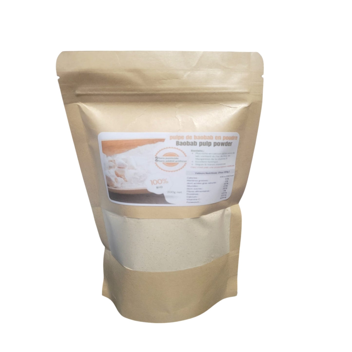 Pulpe de baobab en poudre