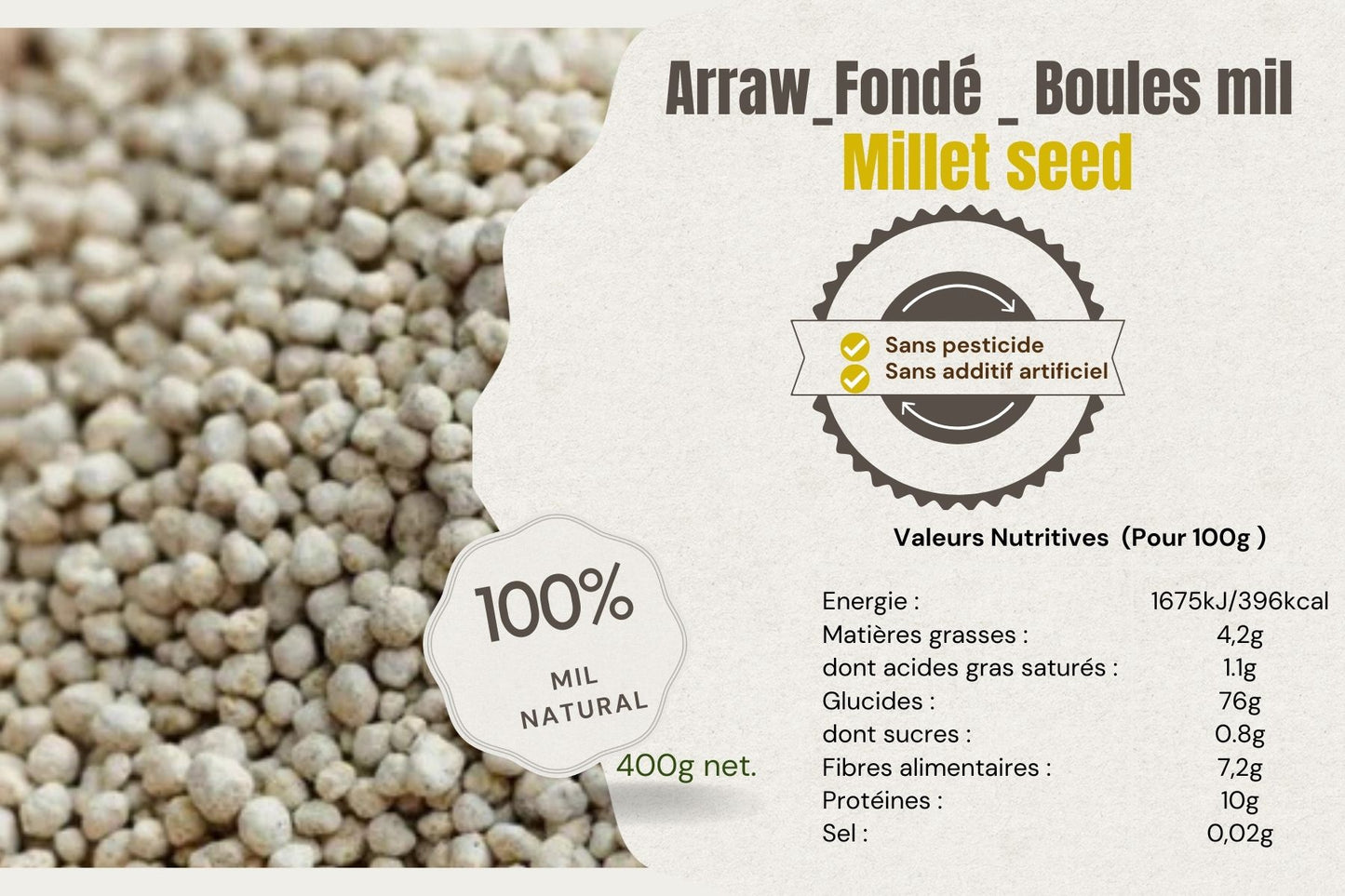 Boules de mil _ Arraw