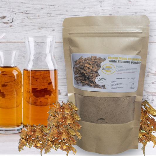 Hibiscus _ Bissap Blanc en poudre