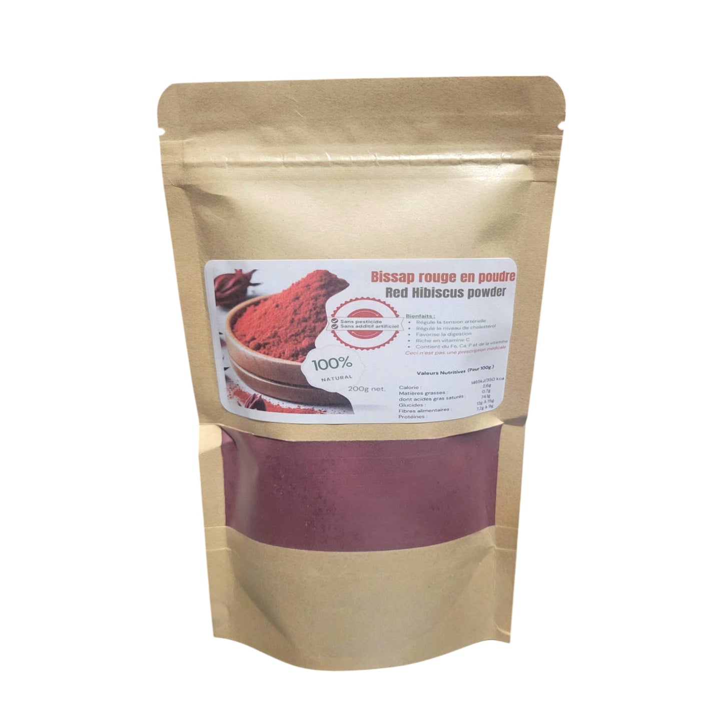 Hibiscus_Bissap rouge en poudre